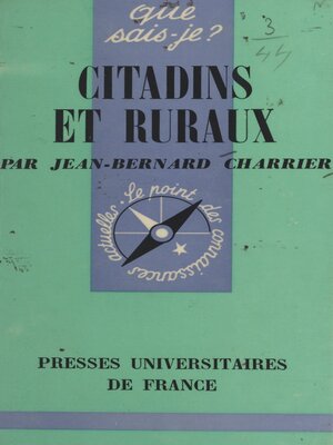 cover image of Citadins et ruraux